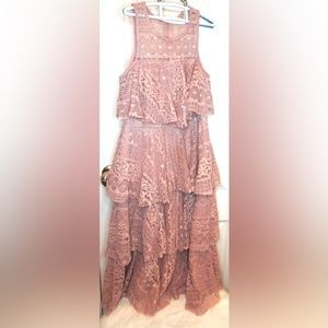 Beautiful Lace ruffled dress for kids